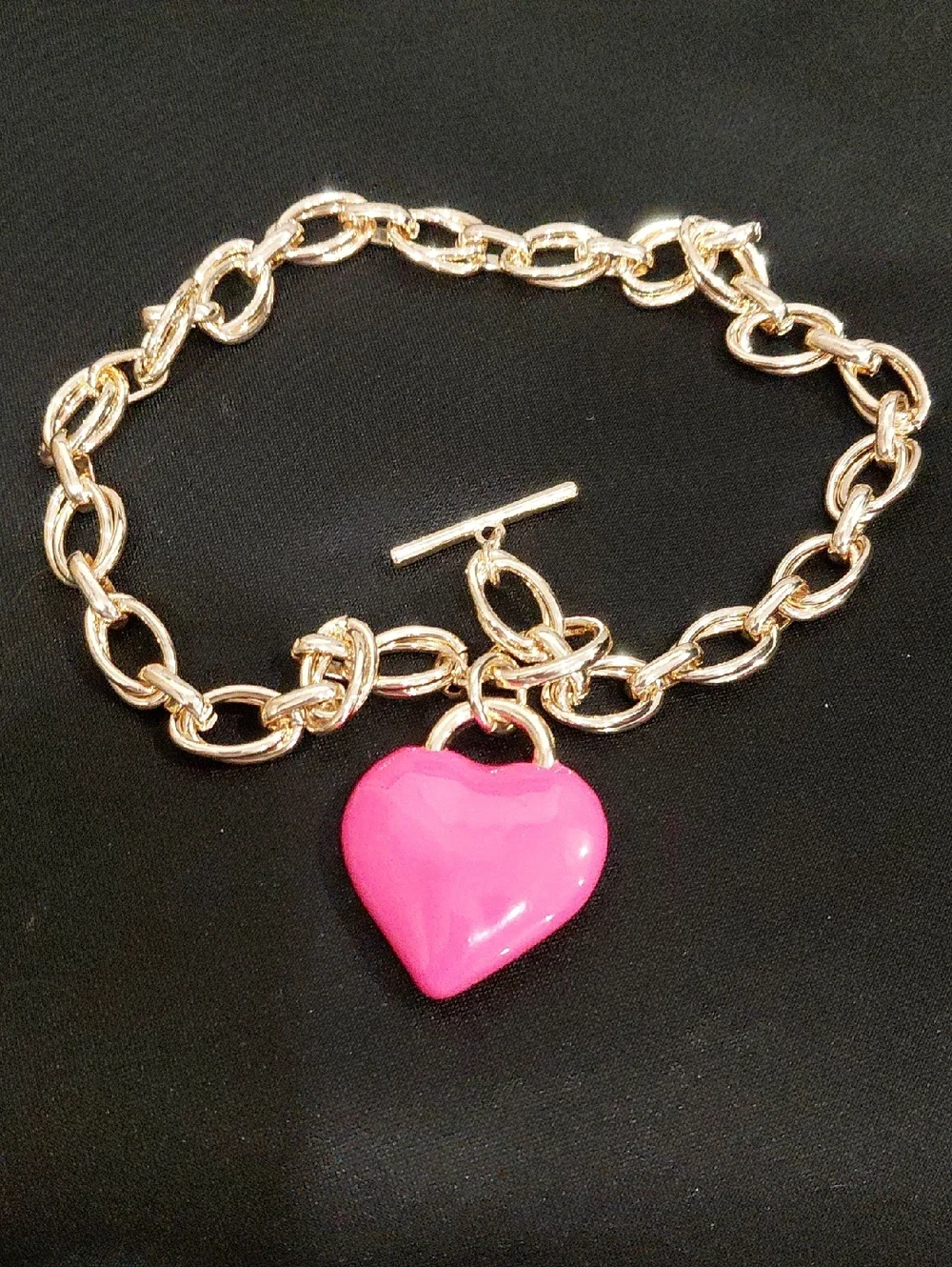 CAMILA COELHO HEART  CHAIN NECKLACE - Picture 4 of 6